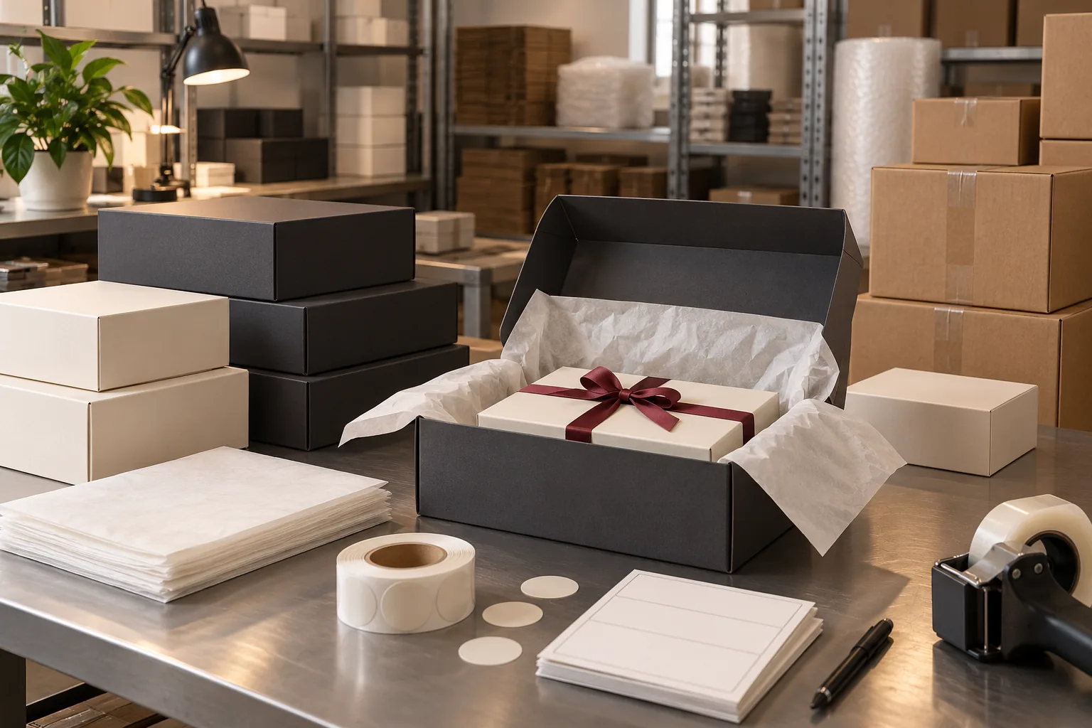 Human intimate product packaging and fulfillment desk